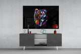 Diamond Bear Glass Wall Art