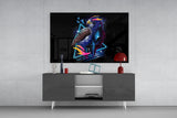 Diamond Hawk Glass Wall Art