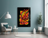 Ganesha Glass Wall Art