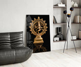 Shiva Nataraja Glass Wall Art