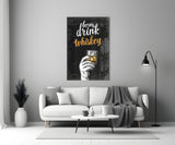 Whiskey Glass Wall Art