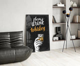 Whiskey Glass Wall Art