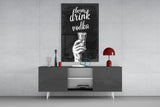 Vodka Glass Wall Art