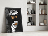 Rum Glass Wall Art