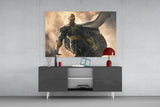 Black Adam Glass Wall Art