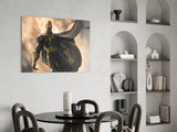 Black Adam Glass Wall Art