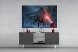 Lightsaber Glass Wall Art