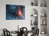 Lightsaber Glass Wall Art