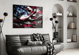 Flag of the United States Glass Wall Art