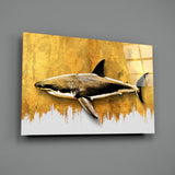 Shark Glass Wall Art