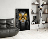 Butterfly Eyes Glass Wall Art