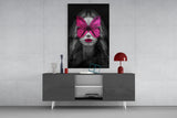 Butterfly Eyes Glass Wall Art