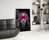 Butterfly Eyes Glass Wall Art