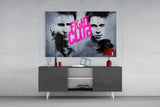 Fight Club Poster Glass Wall Art