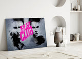 Fight Club Poster Glass Wall Art