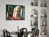 Harley Quinn Glass Wall Art