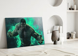 Hulk Glass Wall Art