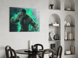 Hulk Glass Wall Art