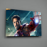 Iron Man Glass Wall Art