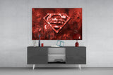 Superman Glass Wall Art