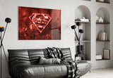 Superman Glass Wall Art