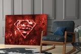 Superman Glass Wall Art