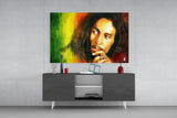 Bob Marley Glass Wall Art