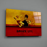 Bruce Lee Glass Wall Art