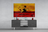 Bruce Lee Glass Wall Art