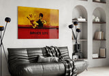 Bruce Lee Glass Wall Art