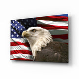 American Eagle Glass Wall Art