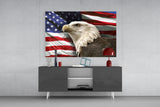 American Eagle Glass Wall Art