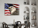 American Eagle Glass Wall Art