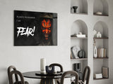 Darth Maul Glass Wall Art