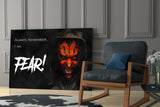 Darth Maul Glass Wall Art