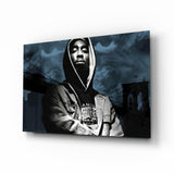 Tupac Shakur Impression sur verre