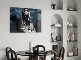 Tupac Shakur Glass Wall Art