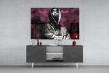 Tupac Shakur Glass Wall Art