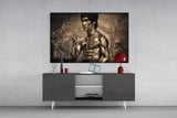 Bruce Lee Glass Wall Art