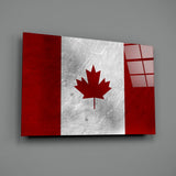 Flag of Canada Flag Glass Wall Art