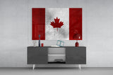 Flag of Canada Flag Glass Wall Art