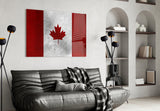 Flag of Canada Flag Glass Wall Art