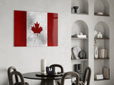 Flag of Canada Flag Glass Wall Art