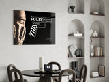 Tupac Glass Wall Art