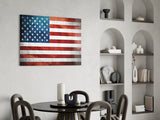 Flag of the United States Glass Wall Art