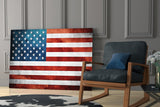 Flag of the United States Glass Wall Art