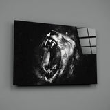 Lion Glass Wall Art