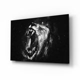 Lion Glass Wall Art