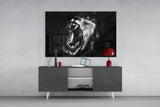 Lion Glass Wall Art