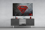 Superman Glass Wall Art